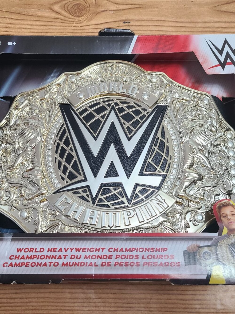 WWE Mattel World Heavyweight Championship Kid's Title Belt (NEW)